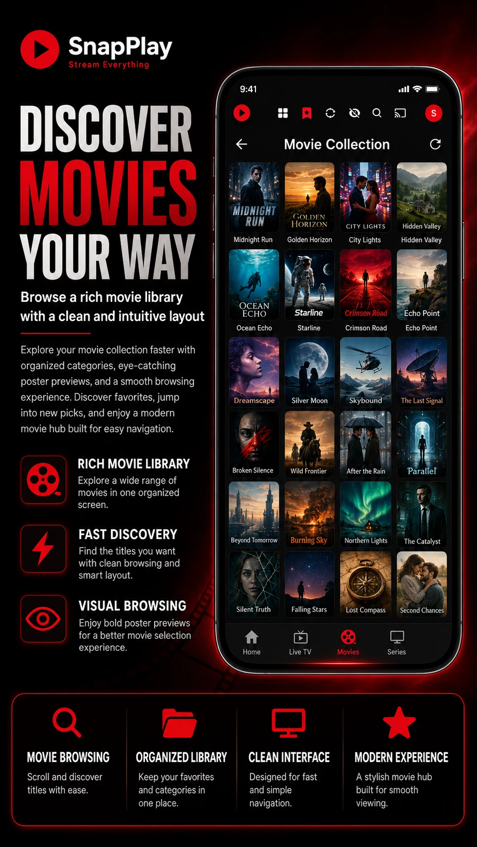 SnapPlayer: Smart IPTV Player screenshot